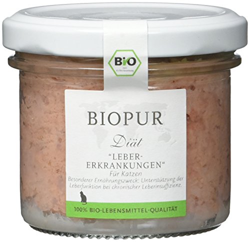 Biopur Diätfuttermittel bei Übergewicht für Katzen, 12er Pack (12 x 100 g) von BIOPUR Tiernahrung