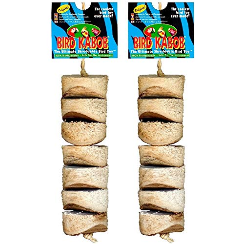 Wesco Pet Original Bird Kabob zerkleinerbares Vogelspielzeug, 2 Stück von BIRD KABOB