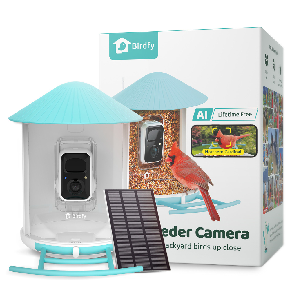 BIRDFY Smarte Futterstation mit Solarzelle - ca. L 36 x B 28 x H 19 cm BIRDFY Smarte Futterstation mit Solarzelle - ca. L 36 x B 28 x H 19 cm von BIRDFY