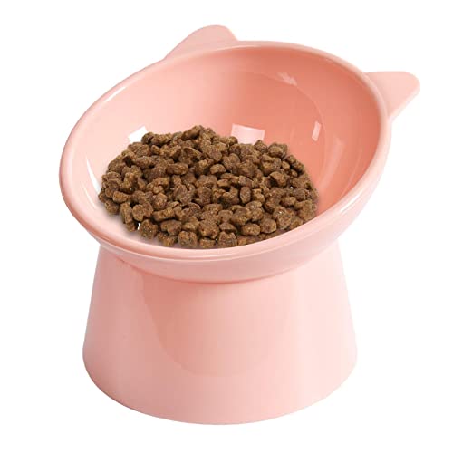 Katzennapf Katze Futternapf Erhöht Futternäpfe Für Katzen Essen Schale Katzenfutter Napf Futternäpfe Katzen Zubehör Für Katzen Futter Und Wasser von BIUDUI