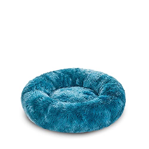 Flauschiges Donut Hundebett XXL Warm Weiches Langes Plüsch Haustier Kissen Hundehaus Katzenbett Waschbar Haustier Sofa Matte Beruhigende Samll Große Hundebetten,XL-80CM,Frankreich von BJBLGMR