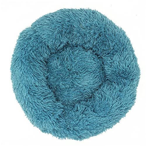 Haustier Hundebett Korb Hundebetten Für Große Bankmatte Chihuahua Zwinger Für Heimtierbedarf Sofa Hundehütte Für Katze Große Kissen Produkte-Blau,50cm von BJBLGMR