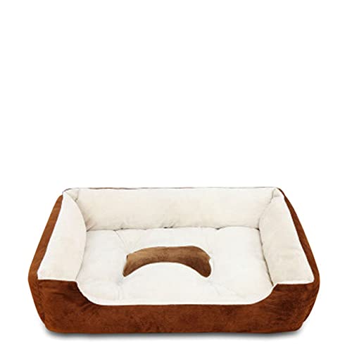 Haustier Hundebett Sofa Großes Hundebett Für Kleine Mittelgroße Hundematten Sitzbank Liege Katze Chihuahua Welpenbett Zwinger Katze Heimtierbedarf-Braun-YX0001,XL, China von BJBLGMR