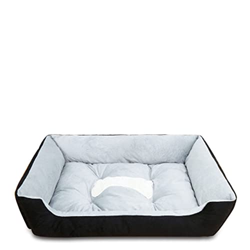 Haustier Hundebett Sofa Großes Hundebett Für Kleine Mittelgroße Hundematten Sitzbank Liege Katze Chihuahua Welpenbett Zwinger Katze Heimtierbedarf-Schwarz-YX0001,L, China von BJBLGMR