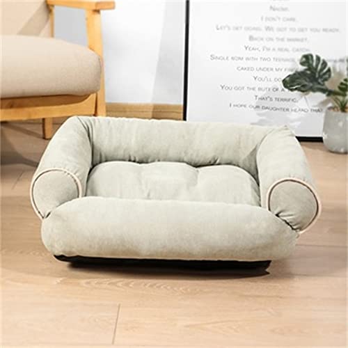 Katzenhaus Hundebetten für große Hunde Pets Products for Puppies Hundebett Matte Liegebank Katzensofa Zubehör-Hellgrün,XXXL von BJBLGMR