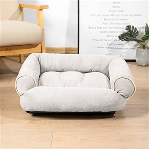 Katzenhaus Hundebetten für große Hunde Pets Products for Puppies Hundebett Matte Liegebank Katzensofa supplie-hellgrau,4XL von BJBLGMR