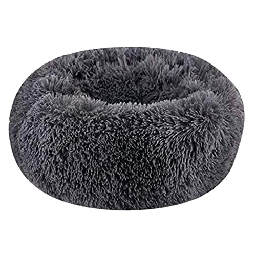 Zwinger Rundes Haustier Katzenbett Weiches Plüsch Katze Hundehaus Matratze Matte Winter Welpe Warmes Nest Weiches Haustier Katze Schlafen Haus-a,50CM,China von BJBLGMR