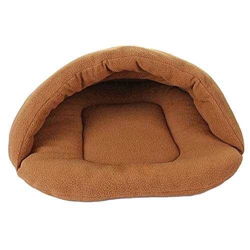 BJKHU Katzenbett Zwinger Haus Schlafmatte Nest Hunde Lamm Vel Kissen Haustier C-Braun,L,Australien von BJKHU