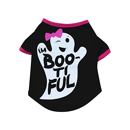 BKSCAYXS Halloween-Shirts, Welpen-Shirts, Haustierkleidung, lustige Halloween-Cosplay-Kostüme, Haustierkleidung für kleine Hunde und Mädchen von BKSCAYXS