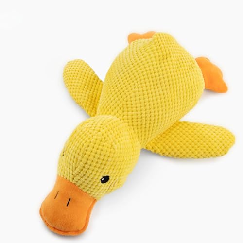 Hundespielzeug Sleeping Duck Resistant Biting Teething Vocalising Relief for Small and Medium Dogs Pet Vocalising katze kuscheltier Small Yellow Duck Dog katzen kuscheltier Suitable for Large Breeds P von BLAFT