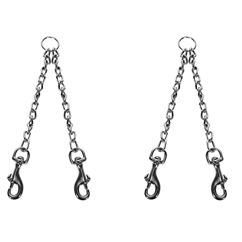 BLASHRD 2X Doppelte Hundekupplung mit Leinen und 2 Wegen Für Hunde, Die Eine Der Leine Sicherheitskette BLASHRD 2X Doppelte Hundekupplung mit Leinen und 2 Wegen Für Hunde, Die Eine Der Leine Sicherheitskette von BLASHRD
