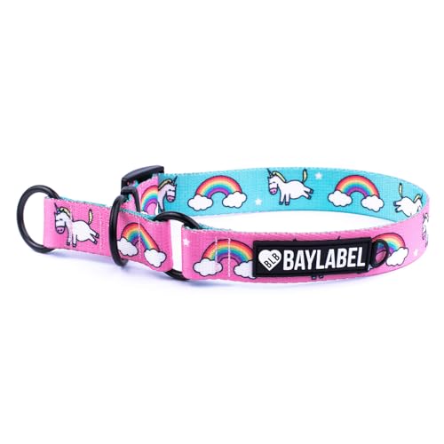 Baylabel Hundehalsband - für Mittlere Hunde - Halbklemmend -Originelles Design - Robuste - Einstellbar - Dog Collar (Breite: 30 mm, L) von BLB