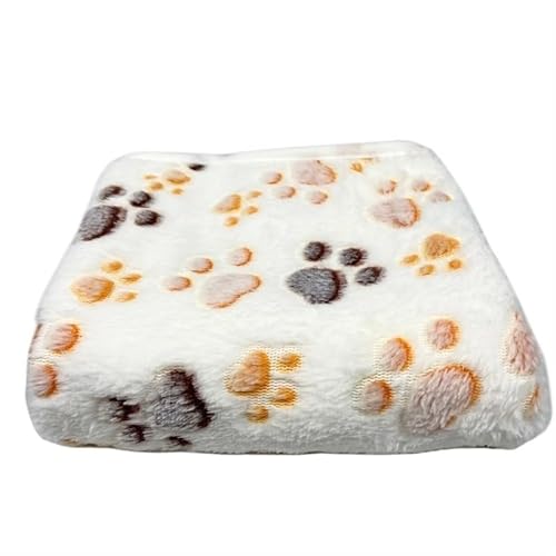 BLBTEDUAMDE Gemütliche Hundedecke: Haustierdecke for mittelgroße Hunde und Katzen, Hundedecken waschbar, weich, fusselfrei(Beige,104x76cm) von BLBTEDUAMDE