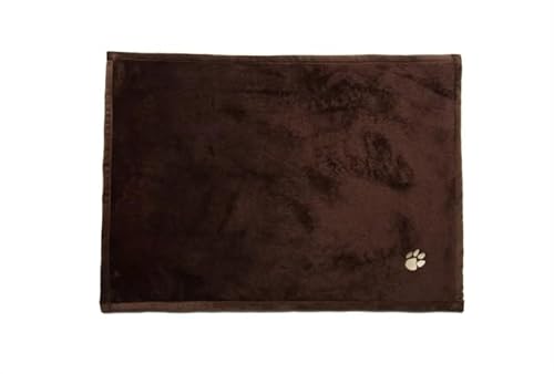 BLBTEDUAMDE Gemütliche Hundedecke: Haustierdecke for mittelgroße Hunde und Katzen, Hundedecken waschbar, weich, fusselfrei(Coffee,L 77x53CM) von BLBTEDUAMDE