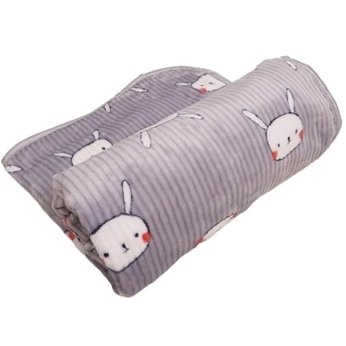 BLBTEDUAMDE Gemütliche Hundedecke: Haustierdecke for mittelgroße Hunde und Katzen, Hundedecken waschbar, weich, fusselfrei(Gray Rabbit,for Kittens 40x60cm) von BLBTEDUAMDE