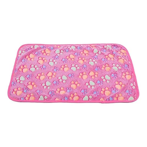 BLBTEDUAMDE Gemütliche Hundedecke: Haustierdecke for mittelgroße Hunde und Katzen, Hundedecken waschbar, weich, fusselfrei(Pink,25x25cm) von BLBTEDUAMDE