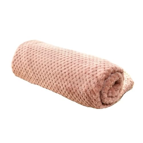 BLBTEDUAMDE Gemütliche Hundedecke: Haustierdecke for mittelgroße Hunde und Katzen, Hundedecken waschbar, weich, fusselfrei(Pink,S-60x40cm) von BLBTEDUAMDE