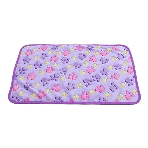 BLBTEDUAMDE Gemütliche Hundedecke: Haustierdecke for mittelgroße Hunde und Katzen, Hundedecken waschbar, weich, fusselfrei(Purple,60x40cm) von BLBTEDUAMDE