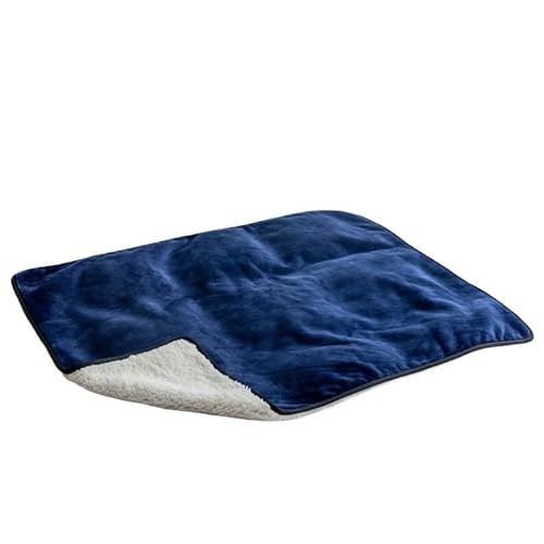 BLBTEDUAMDE Gemütliche Hundedecke: Haustierdecke for mittelgroße Hunde und Katzen, Hundedecken waschbar, weich, fusselfrei(Waterproof Navy,150X127cm) von BLBTEDUAMDE