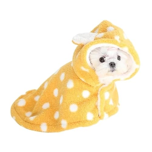 BLBTEDUAMDE Gemütliche Hundedecke: Haustierdecke for mittelgroße Hunde und Katzen, Hundedecken waschbar, weich, fusselfrei(Yellow-01,S Length 30cm) von BLBTEDUAMDE