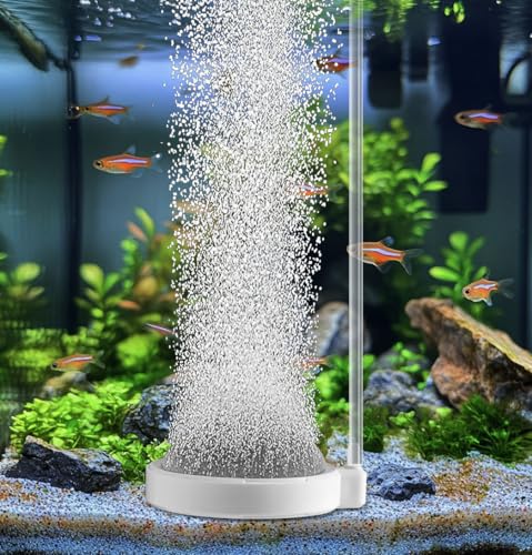 BLOTFISH Sprudelstein für Aquarium, Luftstein Bubbler für Aquarium Fischtank, Nano-Luftblasensteinbelüfter Zubehör für Aquarium (5 cm, für 5-50 Liter) von BLOTFISH