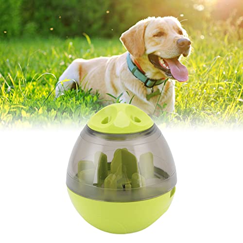 BLSYHDH Pet Slow Feeder Ball, Haustier-Trainingsspielzeug, Tierfutter- und Leckerli-Ausgabeball, Interaktives Gedächtnistraining, Langsames Feeder-Puzzle für Hunde, Reduziert Langeweile(Hellgrün) von BLSYHDH