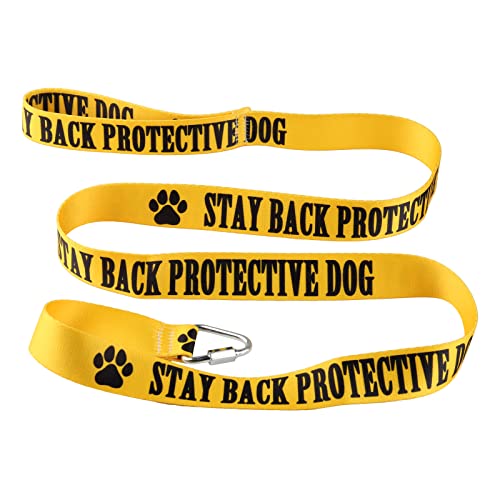 Lustige Hundeleine, Stay Back, schützende Hundeleine, Spazierengehen, Training, Hundeleine, Hundebesitzer, Haustierliebhaber, Geschenk (Stay Back Protective Dog-YE) von BLUPARK