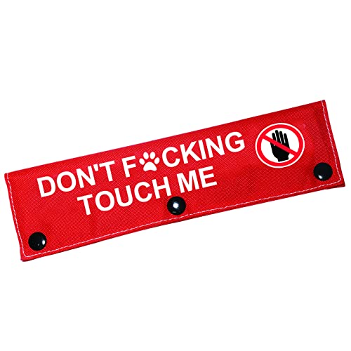 Lustige Hundeleine, mit Aufschrift Have Don't Touch Me (Don't Touch Me-Sleeve) von BLUPARK