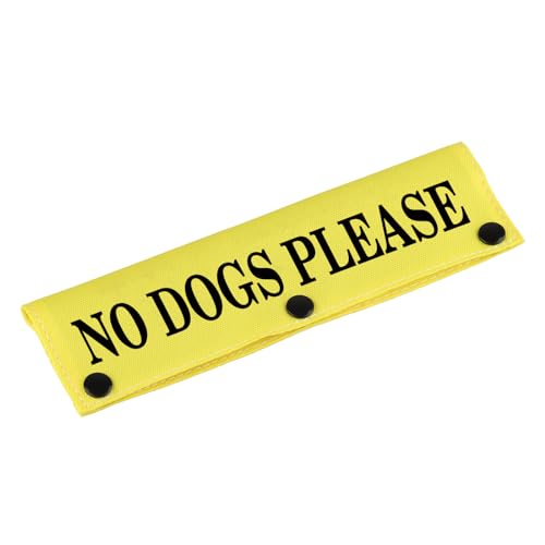 Lustige Hundeleinen-Hülle, Aufschrift "No Dogs Please-Ye" von BLUPARK