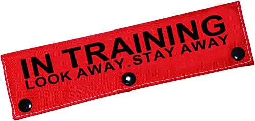 Service Hundeleinen-Hülle für Training, mit Aufschrift "Stay Away Stay Away" von BLUPARK