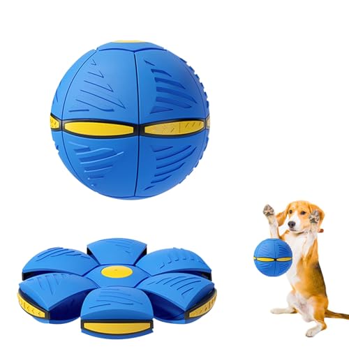 Balle Soucoupe Volante pour Chien, Boule de Soucoupe Volante, Balle pour Chien de Soucoupe Volante, Pet Toy Flying Saucer Ball, Boule Magique pour Chien, Soucoupe Volante pour Animaux de Compagnie von BNOYONERAS