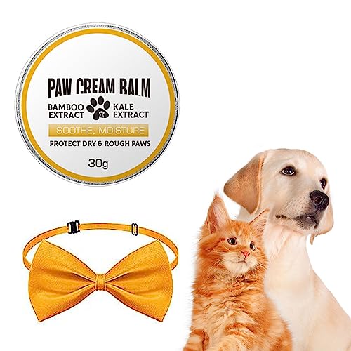 Fingerspitzencreme für Hunde und Katzen, Pfotencreme für Hunde, Feuchtigkeitscreme für Hunde, Pfotenbalsam, natürliche Creme für Hunde und Katzen, Pfotenabdrücke für Hunde, 30 g von BNOYONERAS