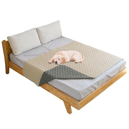 Wasserdichter Hundebett-Bezug – Couchbezug für Haustiere, rutschfeste Katzenmatte, Haustier-Pad, Decke für Sofa, Stuhl, Liege, Bett, Möbel von BOCTOPUG