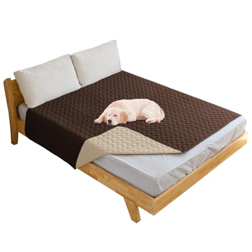 Wasserdichter Hundebett-Bezug – Couchbezug für Haustiere, rutschfeste Katzenmatte, Haustier-Pad, Decke für Sofa, Stuhl, Liege, Bett, Möbel von BOCTOPUG