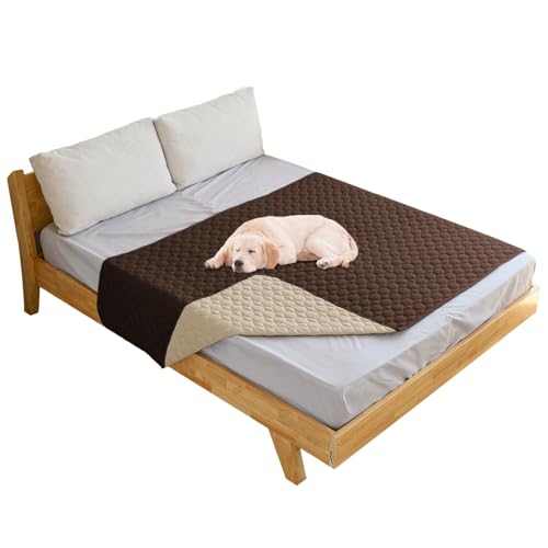 Wasserdichter Hundebett-Bezug – Couchbezug für Haustiere, rutschfeste Katzenmatte, Haustier-Pad, Decke für Sofa, Stuhl, Liege, Bett, Möbel von BOCTOPUG