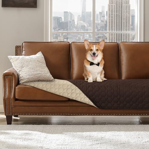 Wasserdichter Hundebett-Bezug – Couchbezug für Haustiere, rutschfeste Katzenmatte, Haustier-Pad, Decke für Sofa, Stuhl, Liege, Bett, Möbel von BOCTOPUG