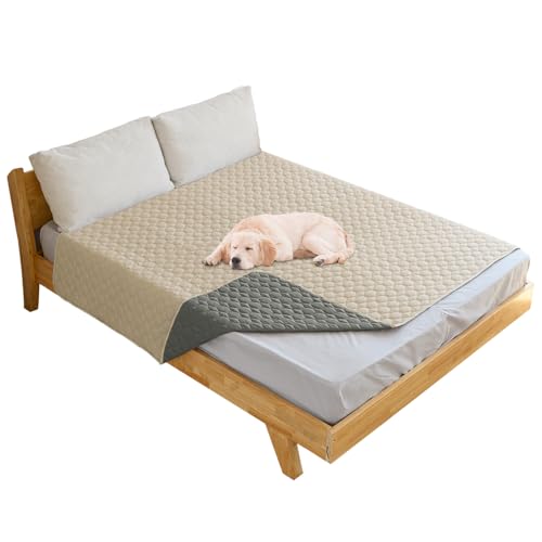 Wasserdichter Hundebett-Bezug – Couchbezug für Haustiere, rutschfeste Katzenmatte, Haustier-Pad, Decke für Sofa, Stuhl, Liege, Bett, Möbel von BOCTOPUG