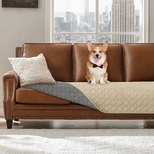 Wasserdichter Hundebett-Bezug – Couchbezug für Haustiere, rutschfeste Katzenmatte, Haustier-Pad, Decke für Sofa, Stuhl, Liege, Bett, Möbel von BOCTOPUG