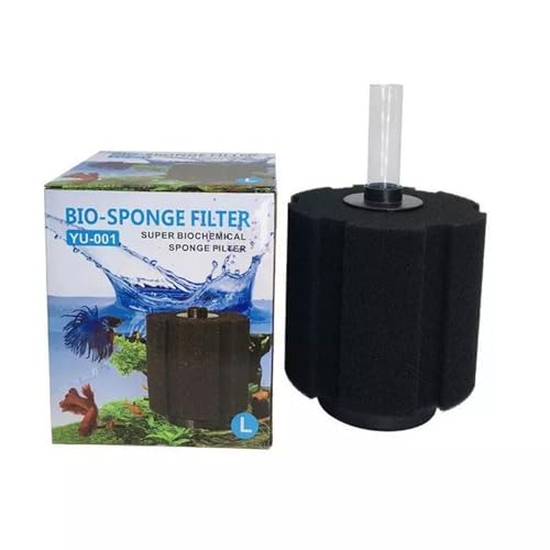 BODYA Aquarium-Schwammfilter, luftbetriebener Schwammfilter für Aquarien, Bio-Schaum-Zucht, in 3 Größen (groß) von BODYA