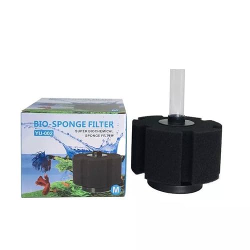 BODYA Aquarium-Schwammfilter, luftbetriebener Schwammfilter für Aquarien, Bio-Schaum-Zucht, in 3 Größen (mittel) von BODYA