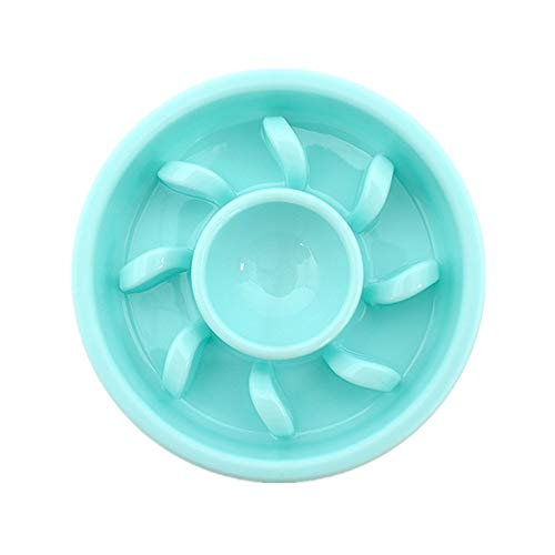 BOENTA Anti Schling Napf Katzen Futternapf Hund Slow Feeder Fressnapf Puzzleschalen für Hunde Hund Anti Choke Bowl rutschfeste Schüssel Katzenfutterschale Green von BOENTA