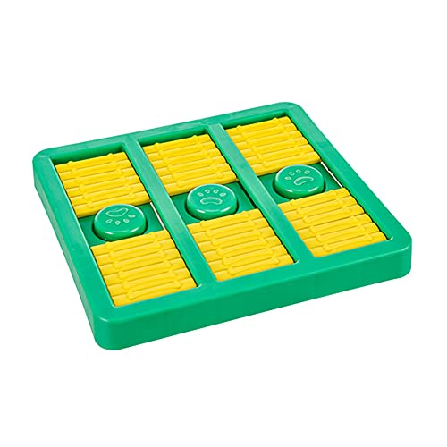 BOENTA Futternapf Hund Futternapf Katze Katzen Puzzle Feeder Bloat Stop Hundenapf Slow Feeder Fressnapf Dog Treat Puzzle Spielzeug Puzzleschalen für Hunde Green von BOENTA