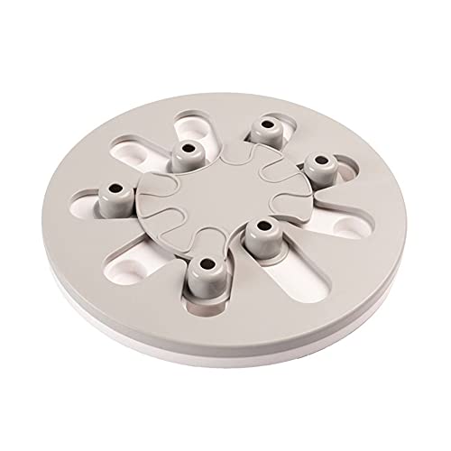 BOENTA Futternapf Katze Anti Schling Napf Hunde Hundenäpfe rutschfest Labyrinth interaktive Katze Schüssel Katzen Puzzle Feeder Ungiftige Puzzle Bowl Grey von BOENTA