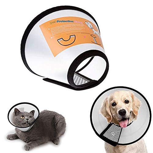 BOENTA Hund Katze Kragen Schutz Halskrause Hund Recovery Collar Cone für Verletzungen Hundekegel weich Katzenwunden-Kopfschutzkegel #3 von BOENTA