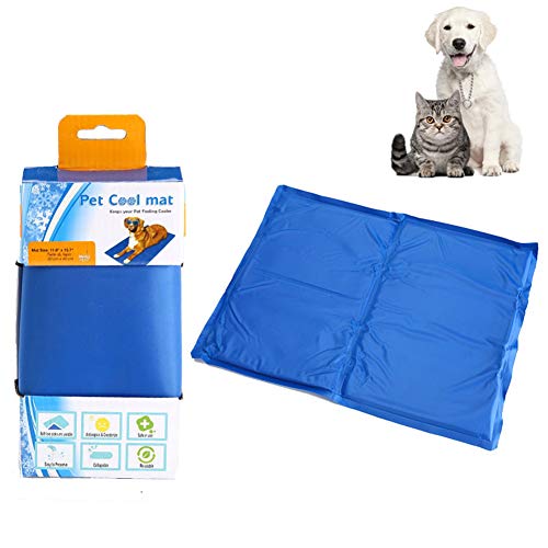 BOENTA Hund Kühlmatte Kühlmatte Für Katzen Hundeauflagen-Training Trainingspads Hund Cool Mat Katzenkühlmatte Kaninchenkühlmatte Kistenmatte Haustier Mat 1,m von BOENTA