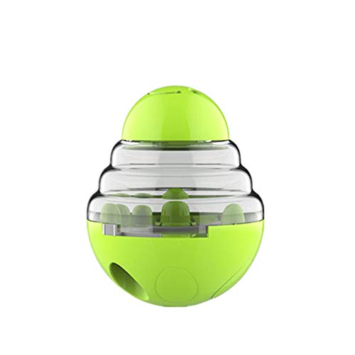 BOENTA Hunde Interaktives Spielzeug Leckerli Ball Hundespiel & Training Spielzeug Hundebiss Spielzeug Tiernahrung Ball Dispenser Green von BOENTA