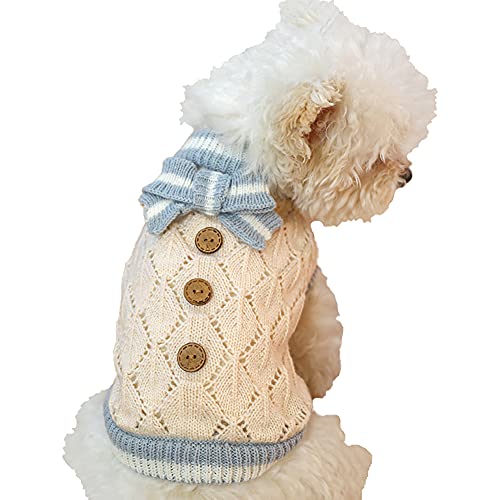 BOENTA Hunde Mantel Sommer hundekleidung Sommer Bequeme Haustierkleidung Niedliche Kleidung Hundemantel Hundemäntel Kätzchen Kleidung Medium,Blue von BOENTA