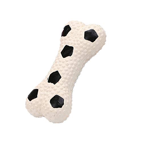 BOENTA Hunde Spielzeug Kleine Hunde Welpenspielzeug Hund Hund interaktives Spielzeug Molares Hundespielzeug Latex Hundespielzeug Pet Play Toy White von BOENTA