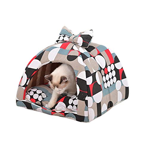 BOENTA Hundebett Katzenhöhle Haustierbetten Für Hunde Hund Schlafsofa Günstige Hundebetten Haustierhöhle Plüsch Hundebett Warmes Hundebett Multicolor,m von BOENTA