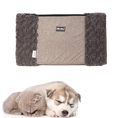 BOENTA Hundedecke Kuscheldecke Hund Kätzchenbett Hundebett klein Hundebettwäsche Hundekomfortbett Weiche Katze Mat Hundebett Katzenbetten Brown von BOENTA